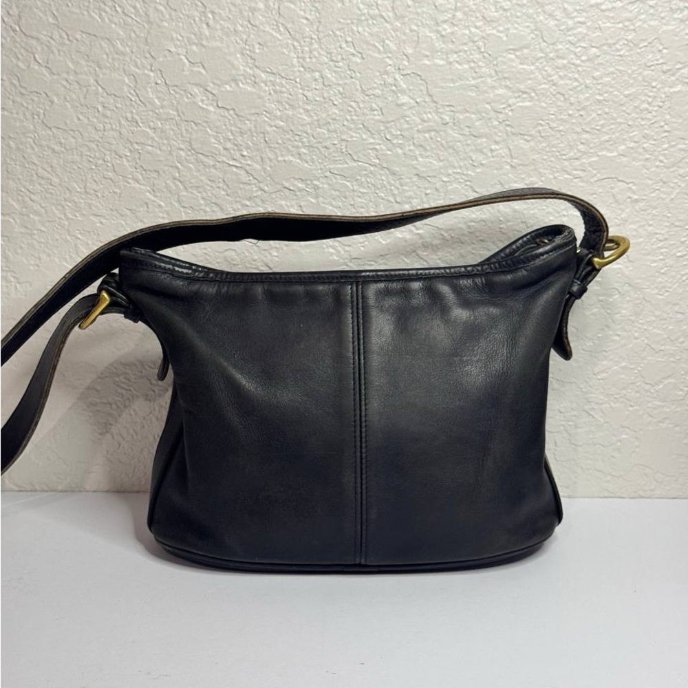 COACH #4143 Vintage Black Worth Crossbody Bag
